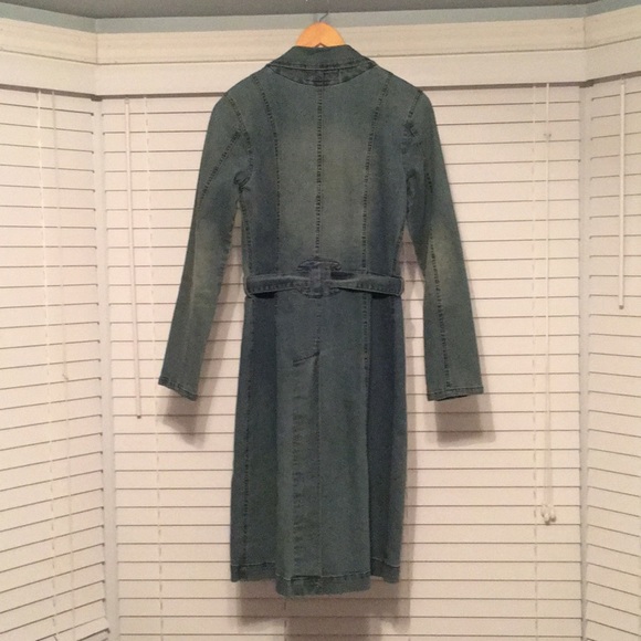 Vintage Long Jean Jacket - Picture 3 of 7